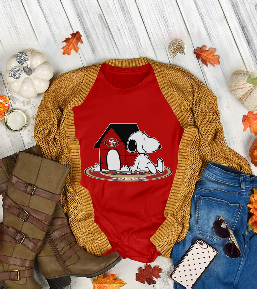 San Francisco 49ers Snoopy Fan Forever T-Shirt