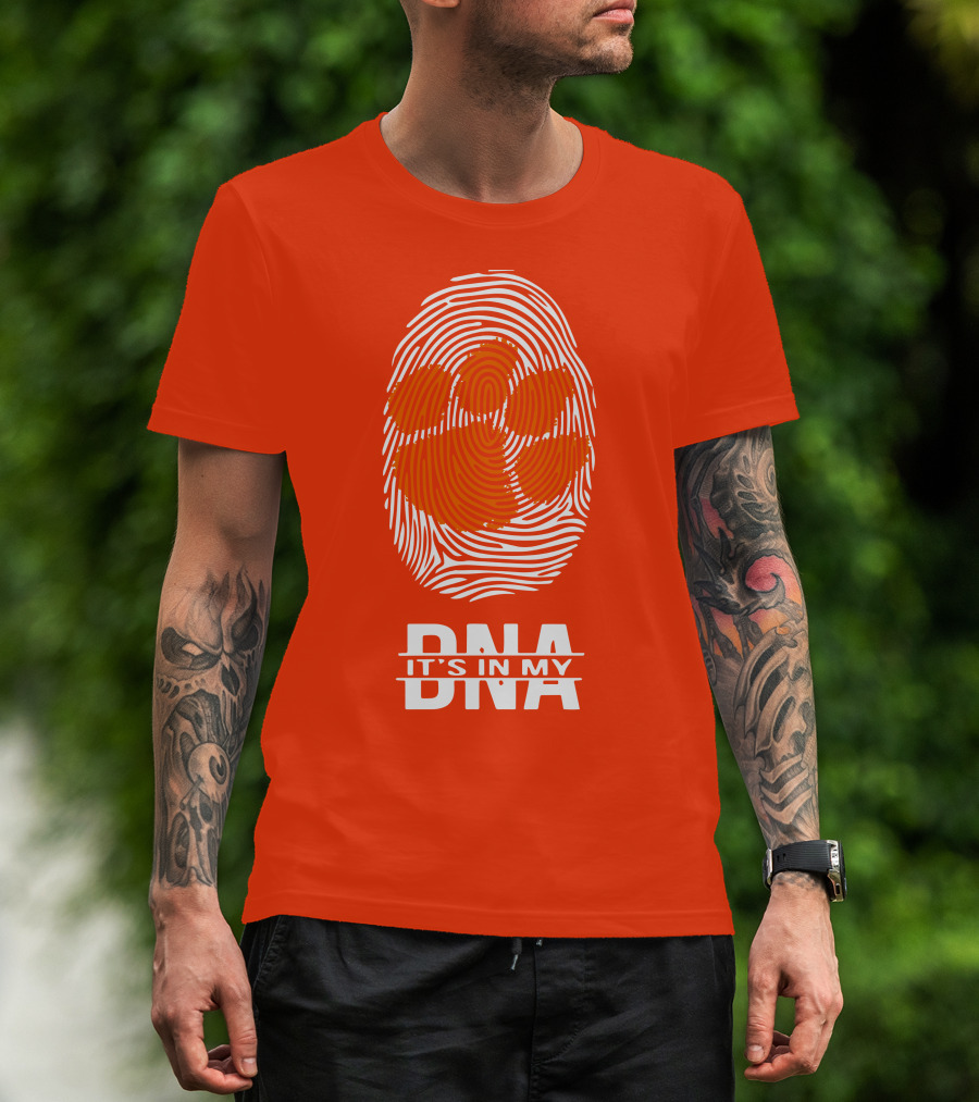 Clemson Tigers It's In My Dna Fingerprint T-Shirt