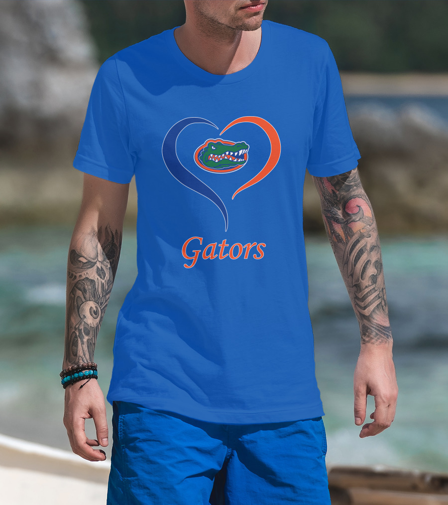 Gators Heart Florida Gators T-Shirt