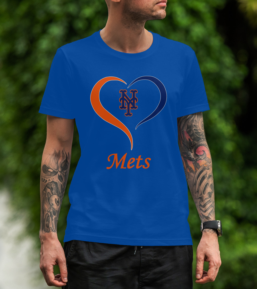New York Mets Heart Logo Mets T-Shirt