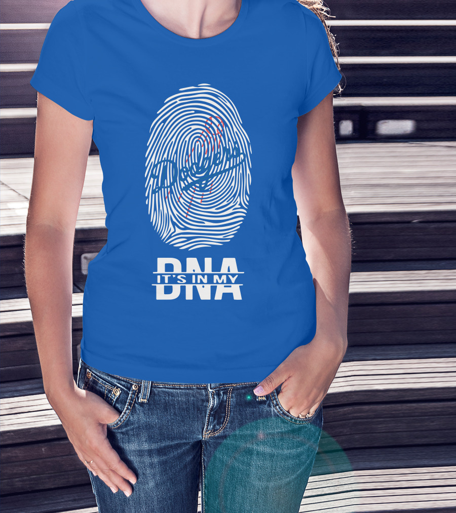 Los Angeles Dodgers Dna It's In My Dna T-Shirt