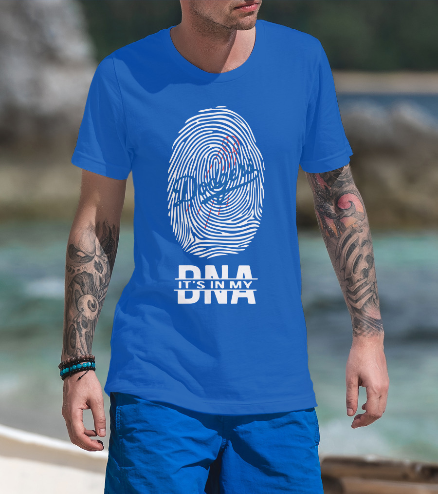 Los Angeles Dodgers Dna It's In My Dna T-Shirt