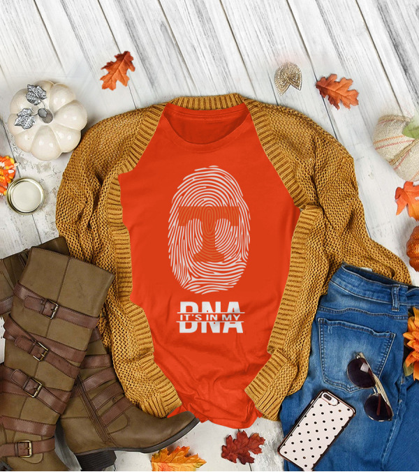 Tennessee Volunteers It's In My Dna Fingerprint Style T-Shirt