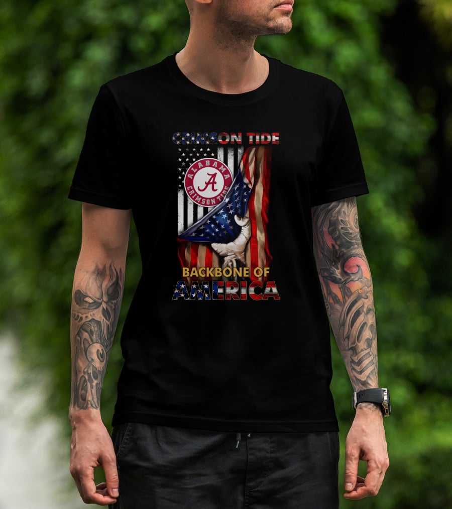 Crimson Tide Alabama Backbone Of America T-Shirt