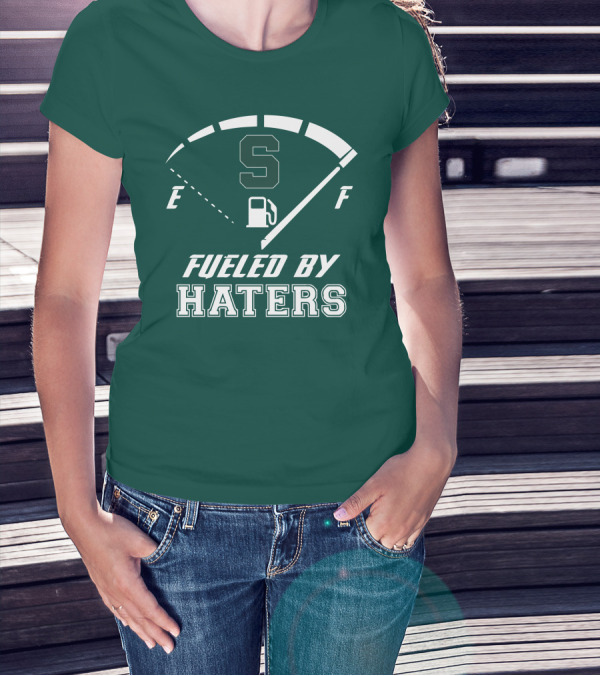 Fueled By Haters Michigan State S Icon Fuel Gauge T-Shirt