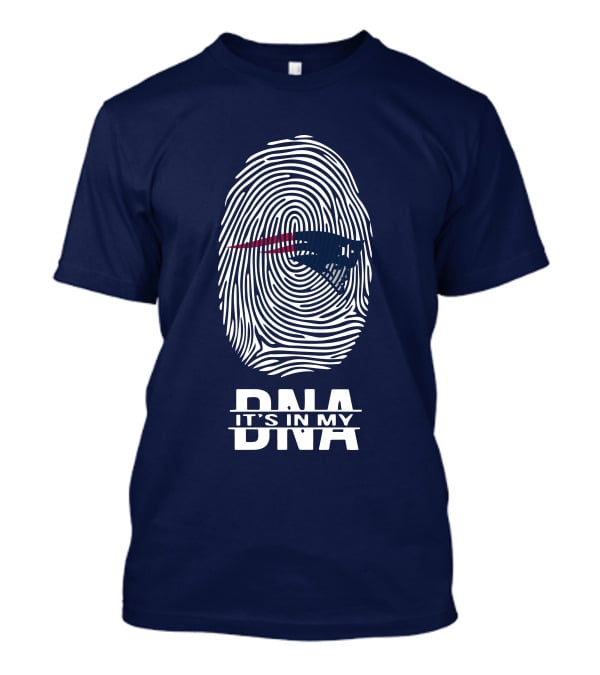New England Patriots It's In My DNA Fingerprint T-Shirt