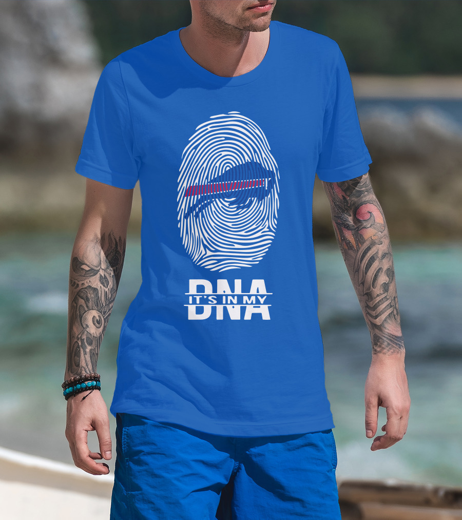Buffalo Bills It's In My Dna Fingerprint T-Shirt