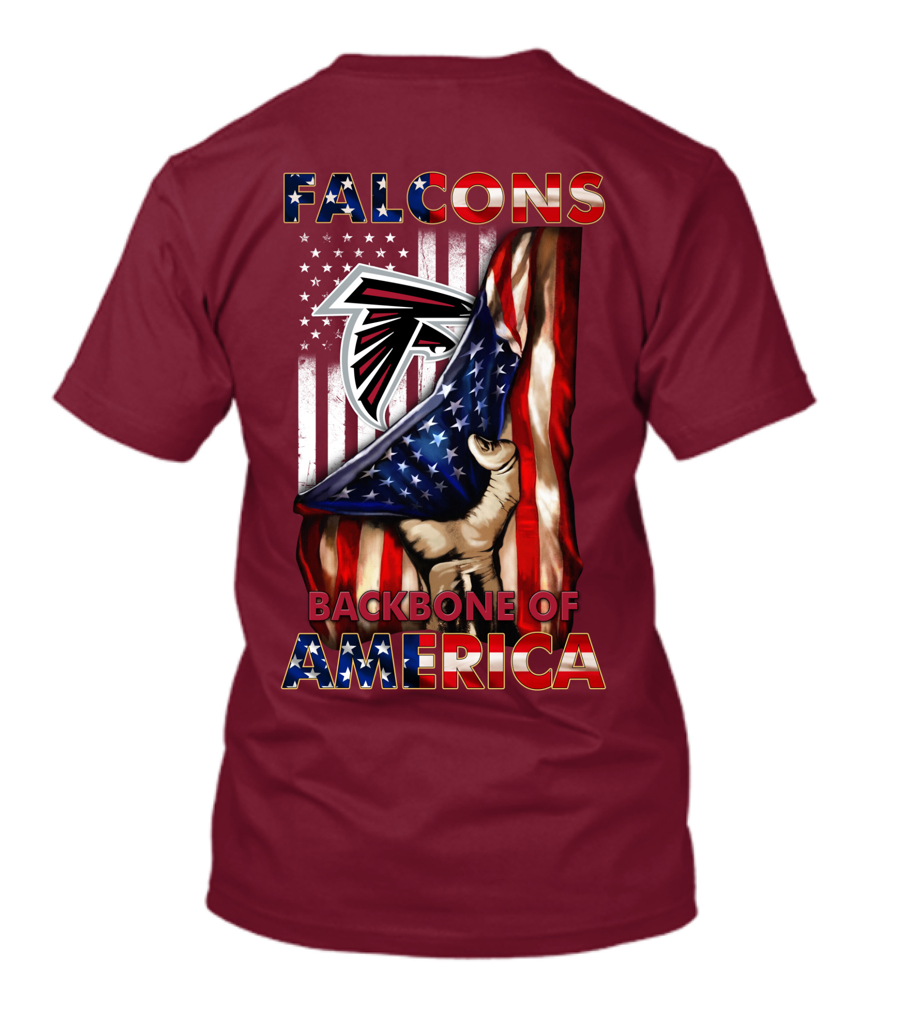 Falcons Backbone Of America Patriots T-Shirt