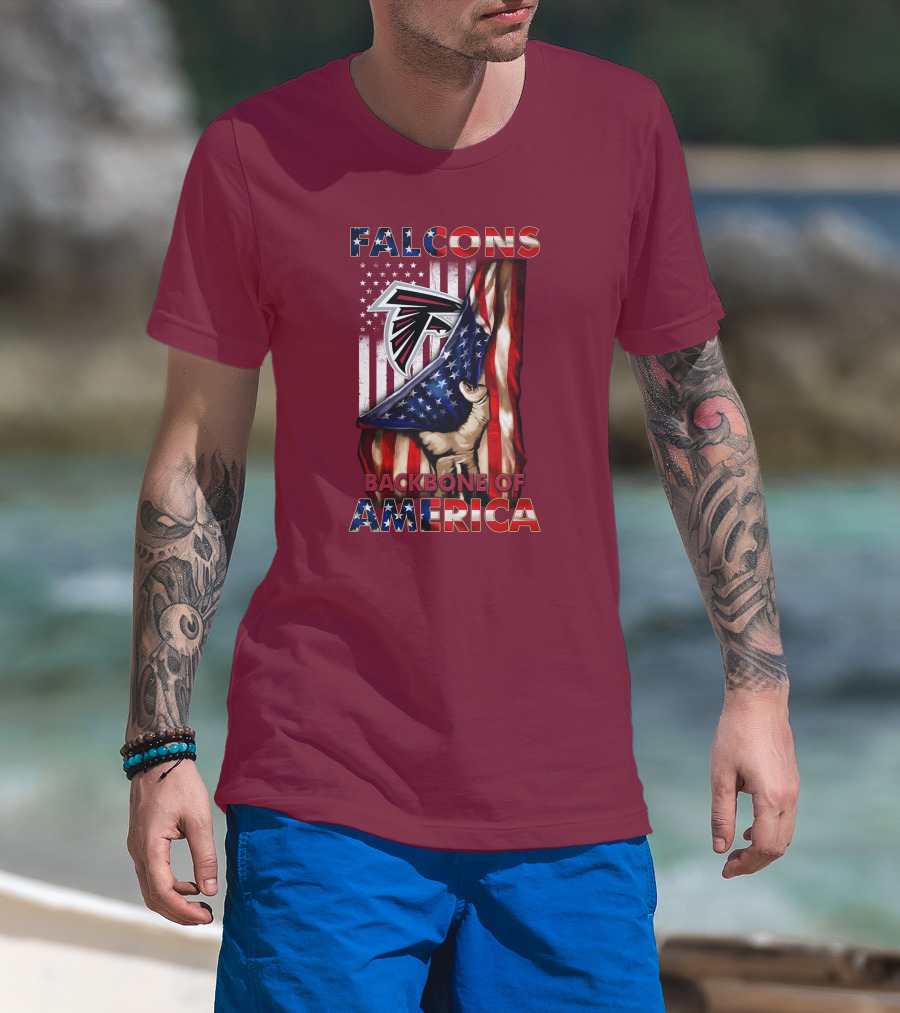 Falcons Backbone Of America Patriots T-Shirt