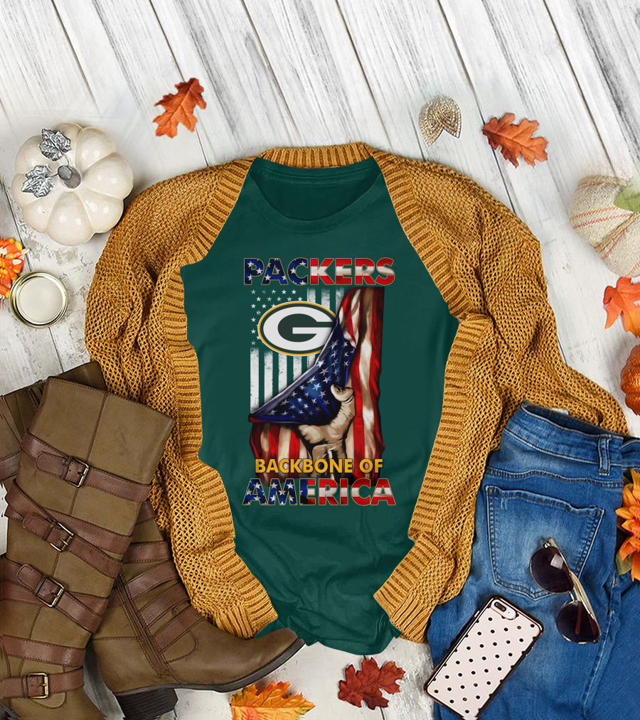 Packers Backbone Of America Green Bay T-Shirt