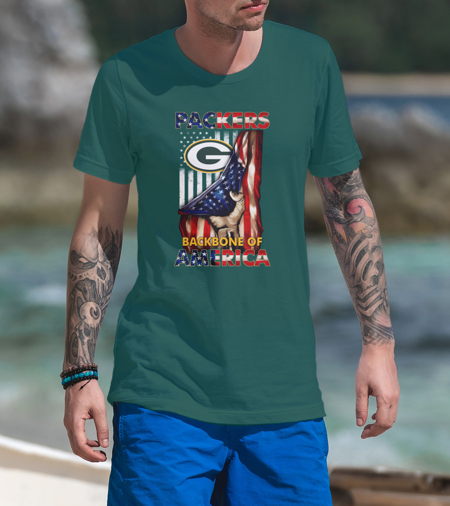 Packers Backbone Of America Green Bay T-Shirt