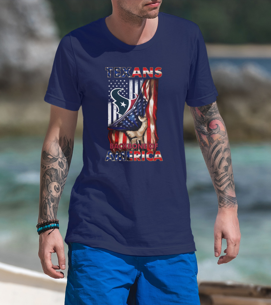 Texans Backbone Of America T-Shirt