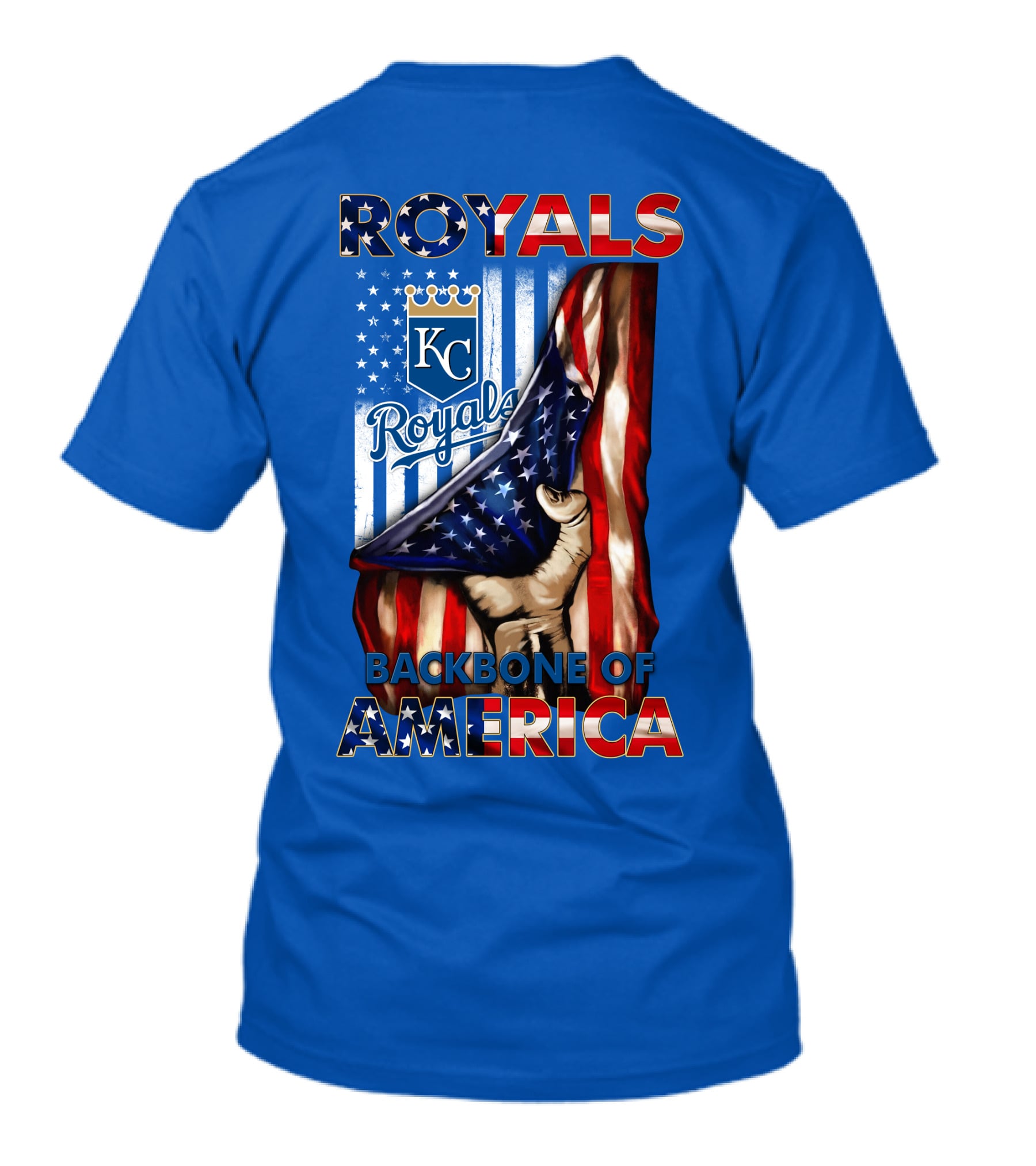 Royals Kc Backbone Of America T-Shirt