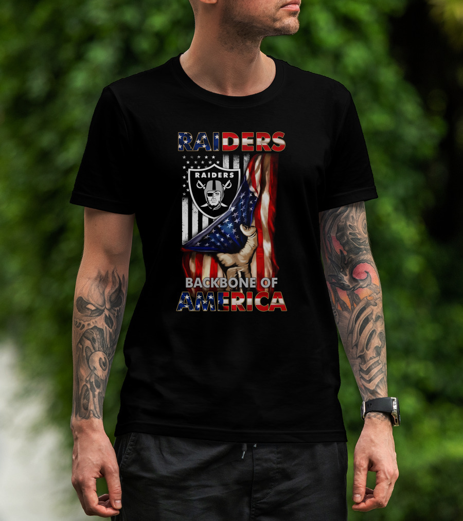 Raiders Backbone Of America T-Shirt