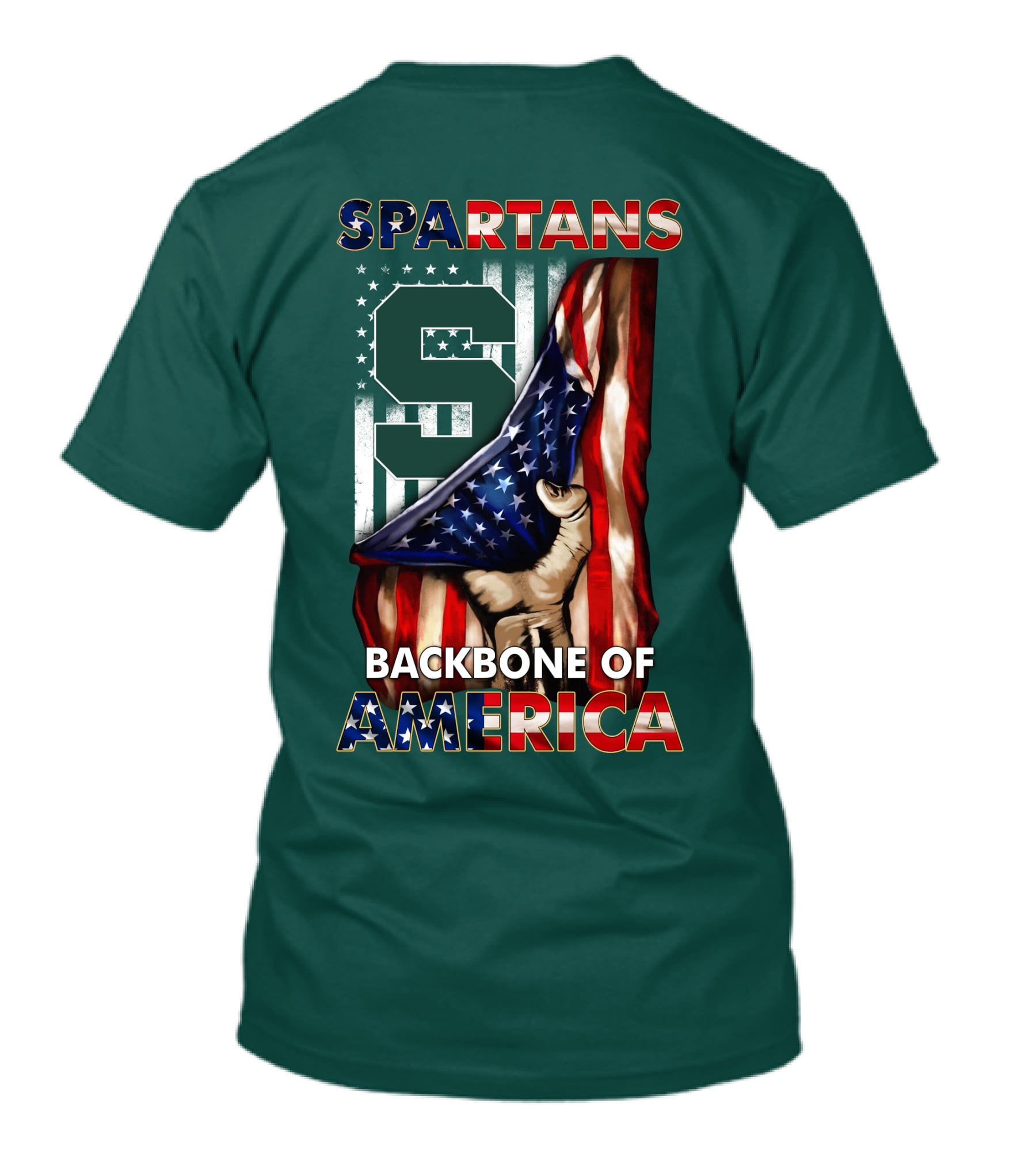 Spartans Backbone Of America Michigan State T-Shirt