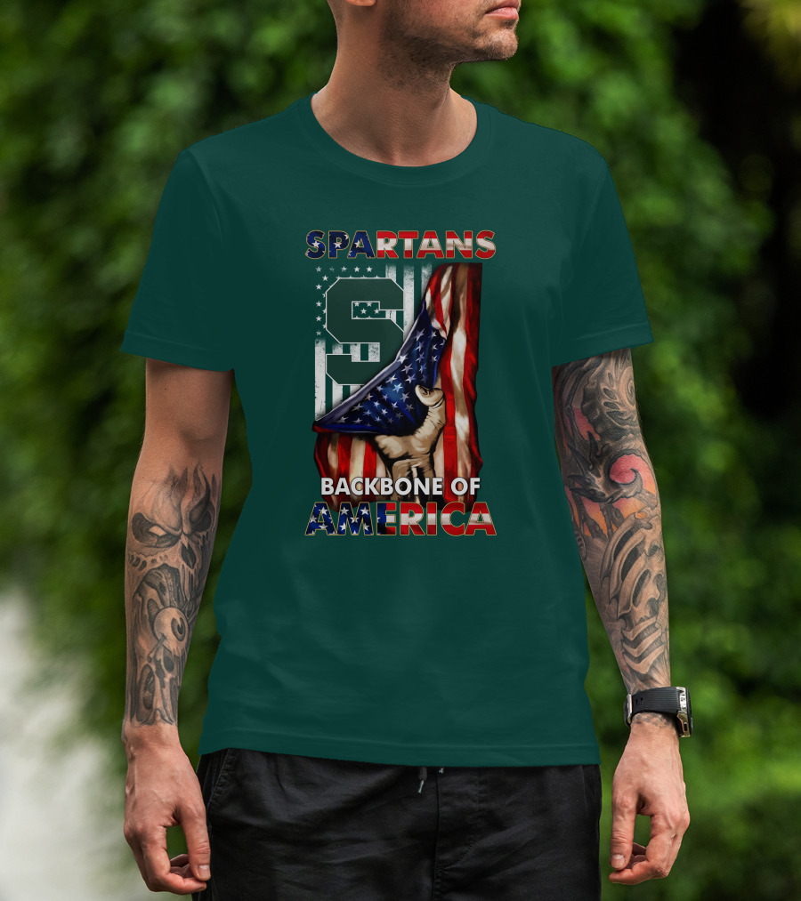 Spartans Backbone Of America Michigan State T-Shirt