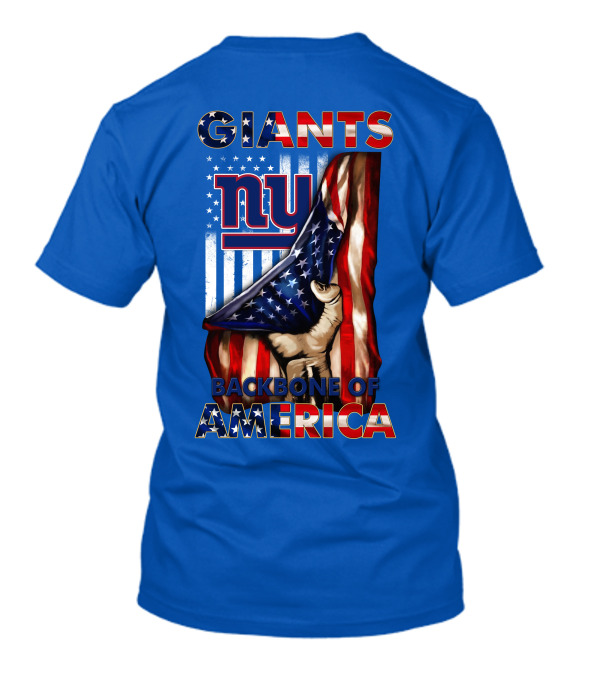 Giants Backbone Of America New York T-Shirt