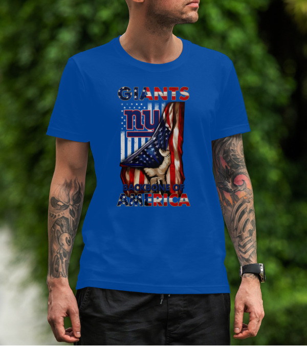 Giants Backbone Of America New York T-Shirt
