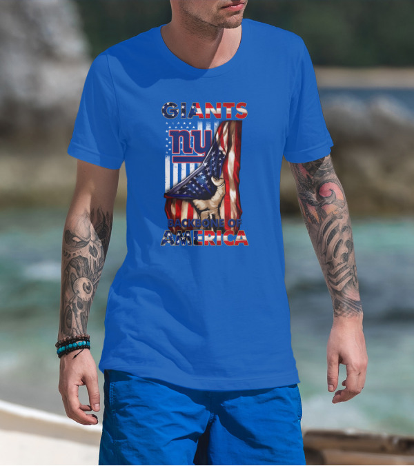 Giants Backbone Of America New York T-Shirt