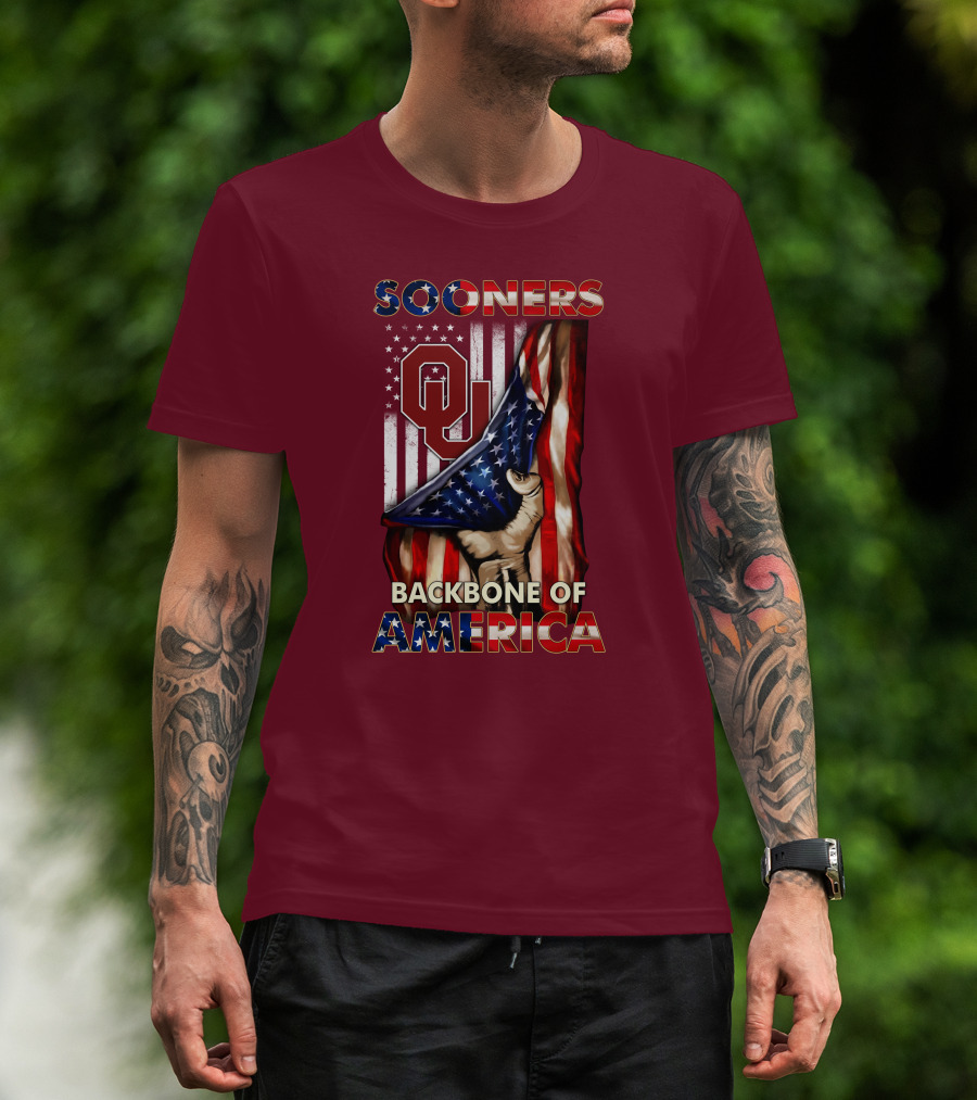 Sooners Backbone Of America Oklahoma T-Shirt