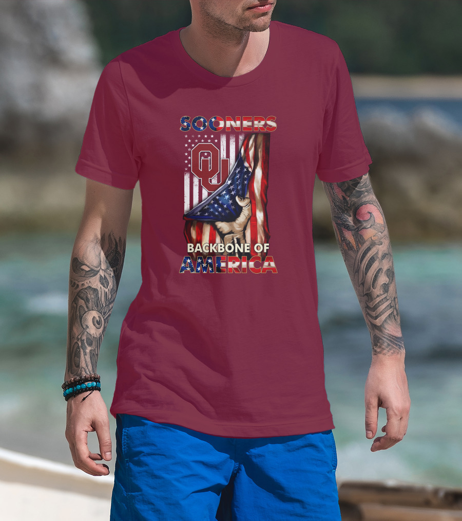 Sooners Backbone Of America Oklahoma T-Shirt