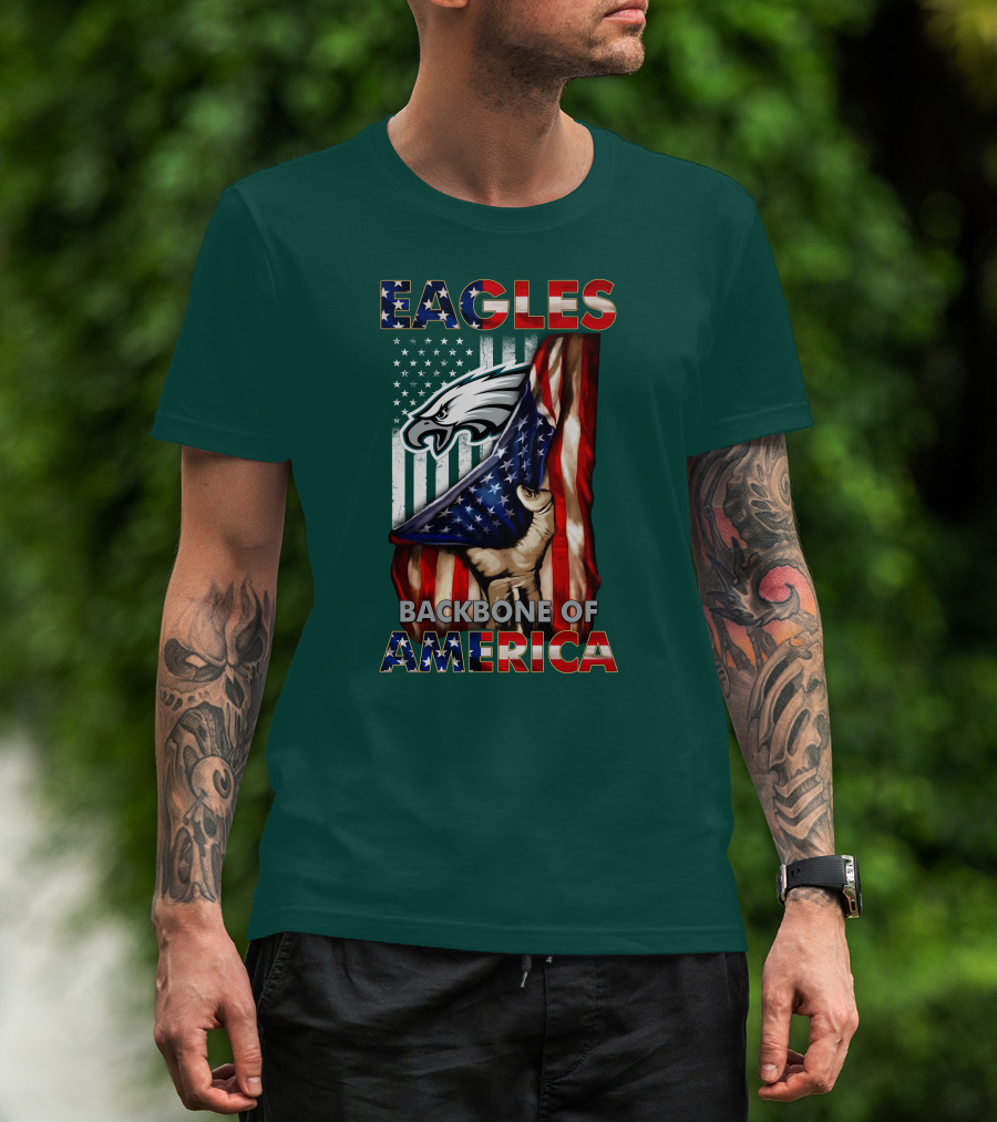 Eagles Backbone Of America Philadelphia T-Shirt