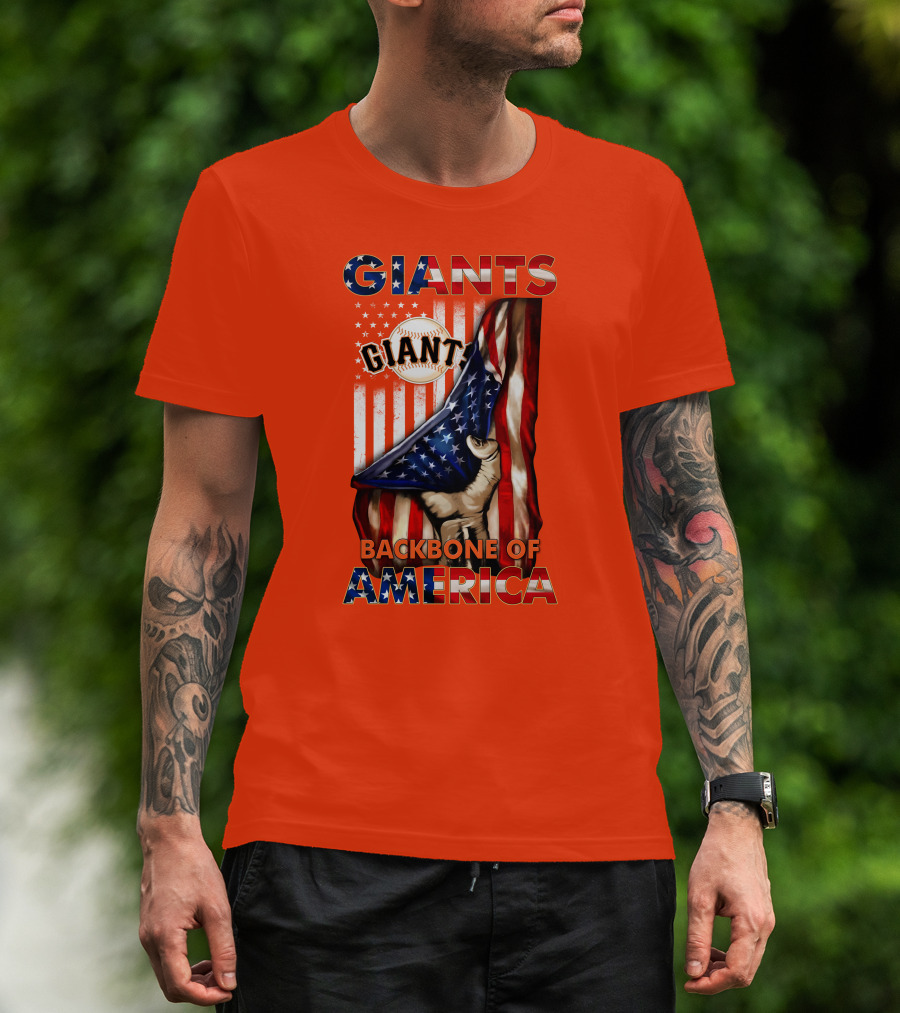 Giant Backbone Of America Giants T-Shirt
