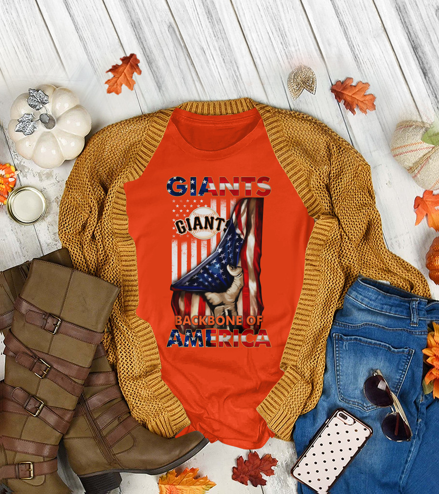 Giant Backbone Of America Giants T-Shirt