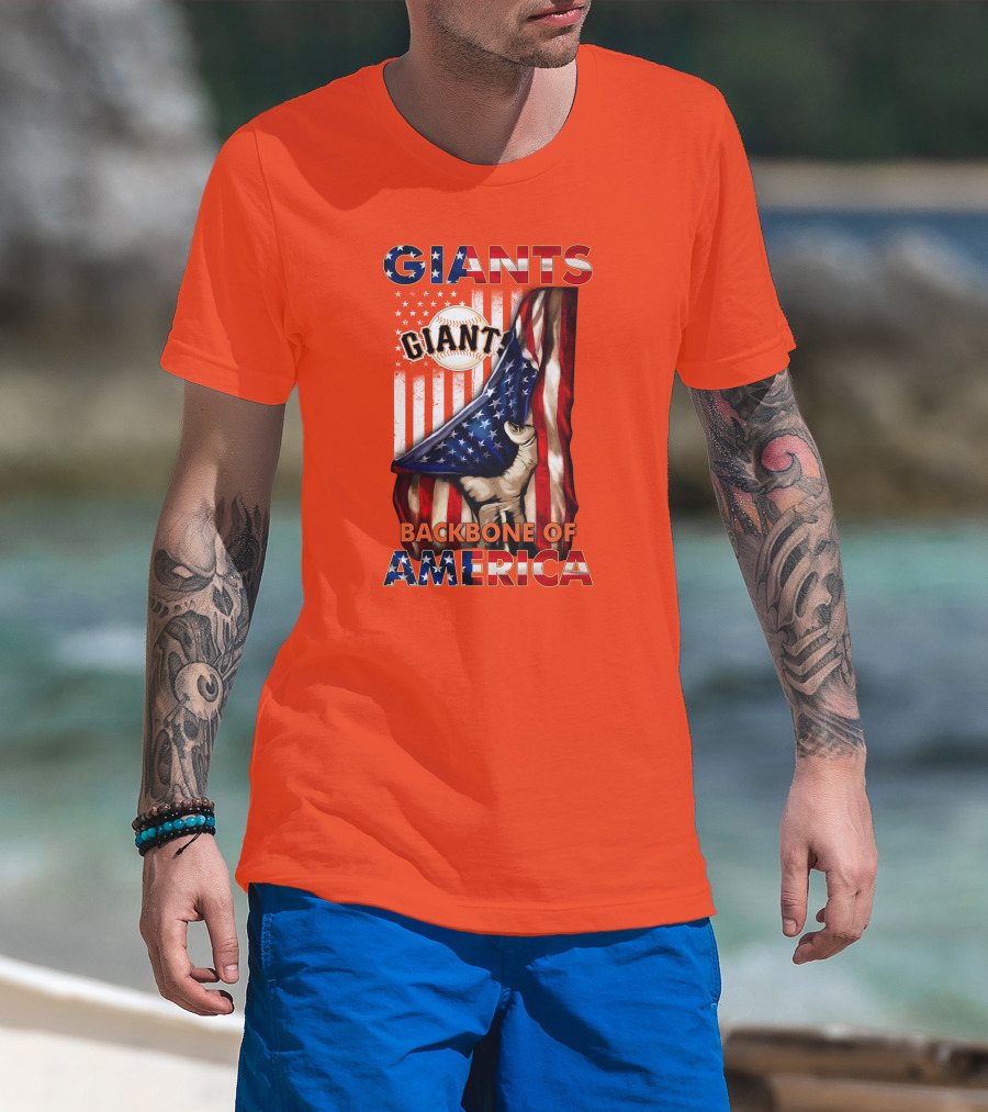 Giant Backbone Of America Giants T-Shirt