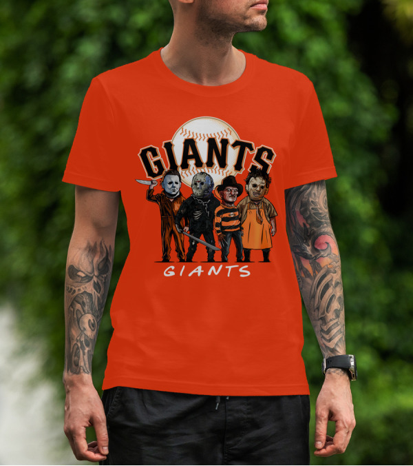 Giants Halloween The Slasher Squad T-Shirt