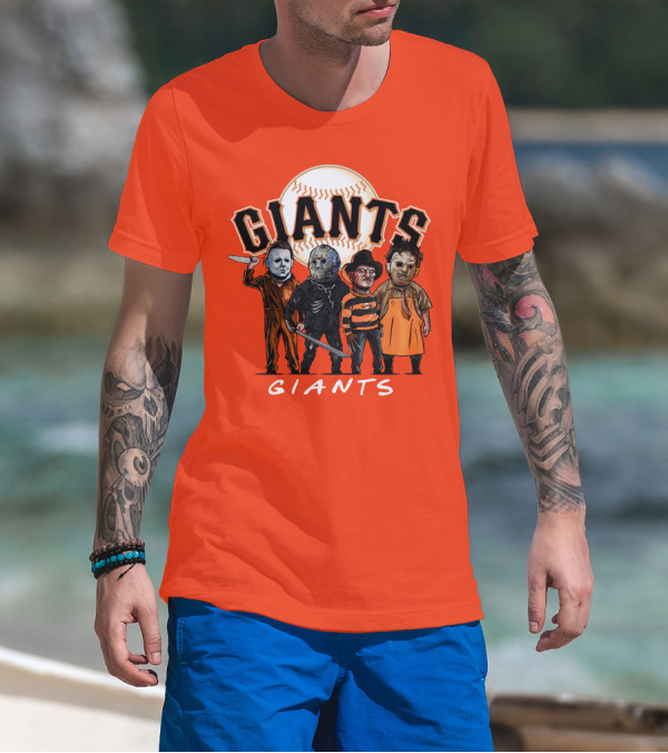 Giants Halloween The Slasher Squad T-Shirt