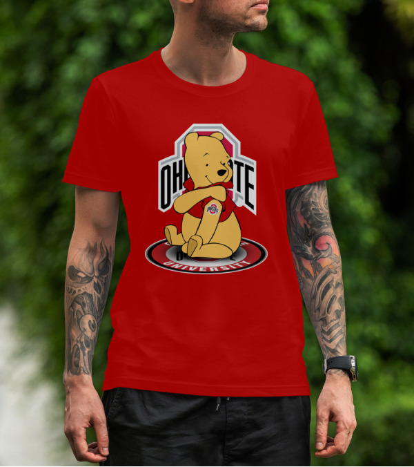 Ohio State Buckeyes Winnie The Pooh University T-Shirt