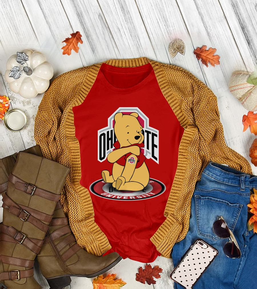 Ohio State Buckeyes Winnie the Pooh University T-Shirt