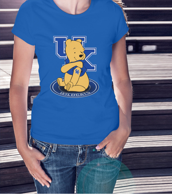 Winnie The Pooh Kentucky Wildcats UK T-Shirt