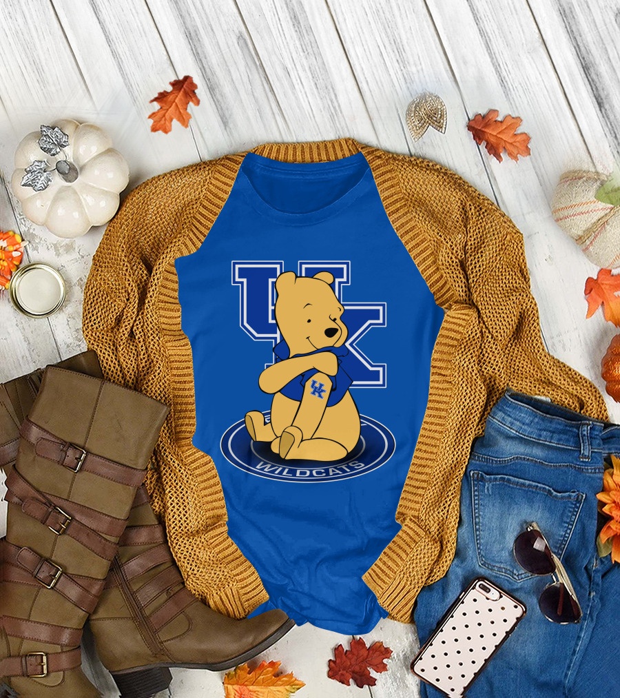 Winnie the Pooh Kentucky Wildcats UK T-Shirt