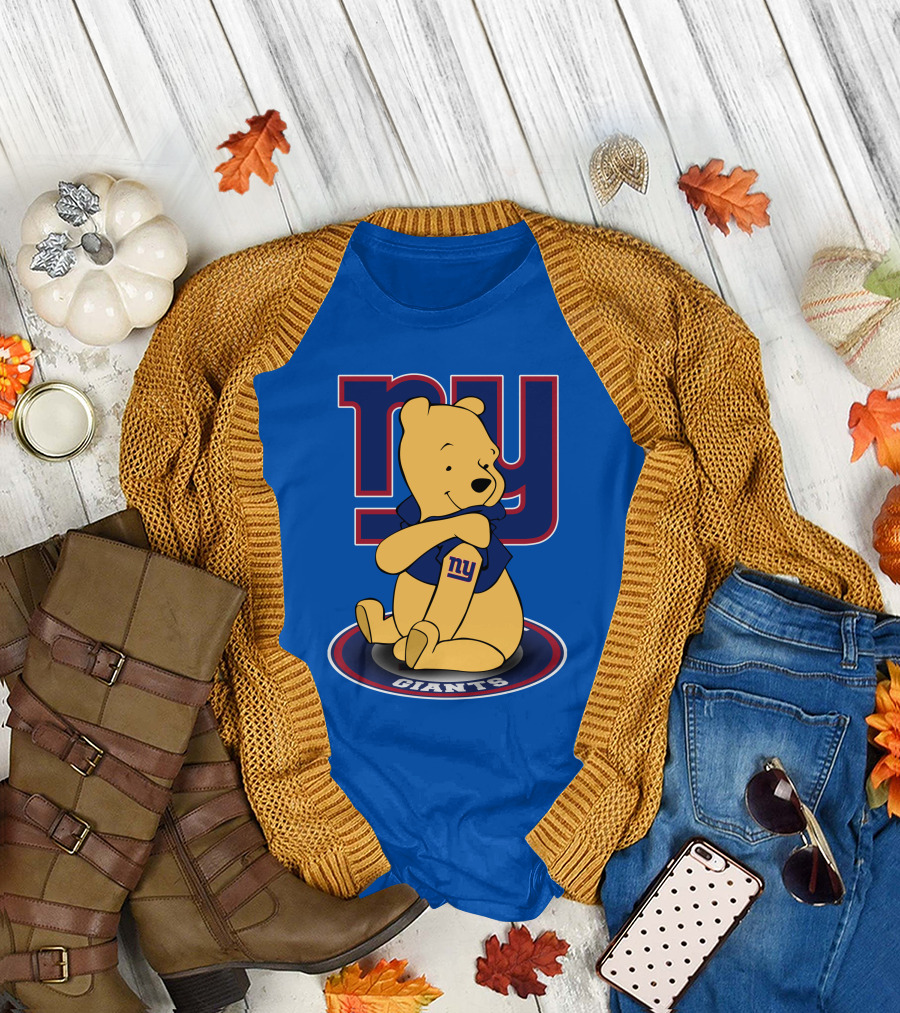 New York Giants Winnie the Pooh ny Giants T-Shirt