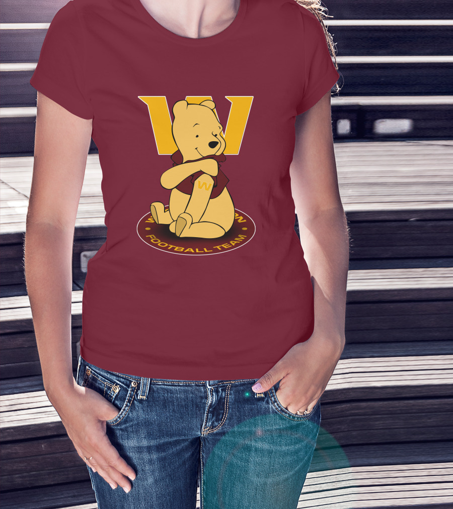 Washington Football Team W Winnie The Pooh T-Shirt