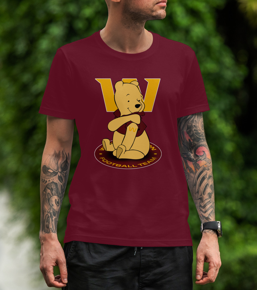 Washington Football Team W Winnie The Pooh T-Shirt