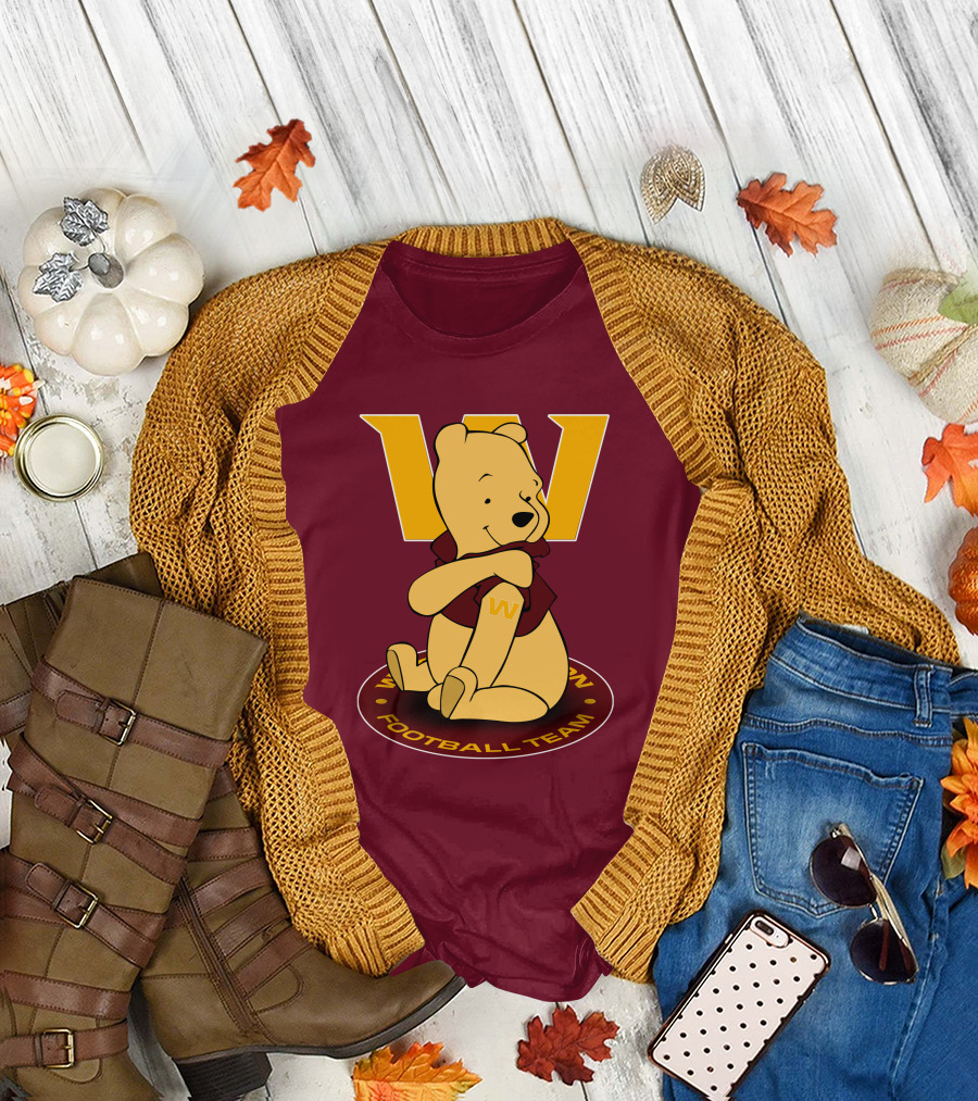 Washington Football Team W Winnie the Pooh T-Shirt