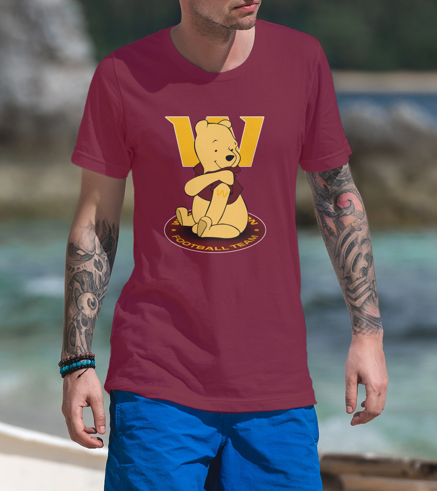 Washington Football Team W Winnie The Pooh T-Shirt