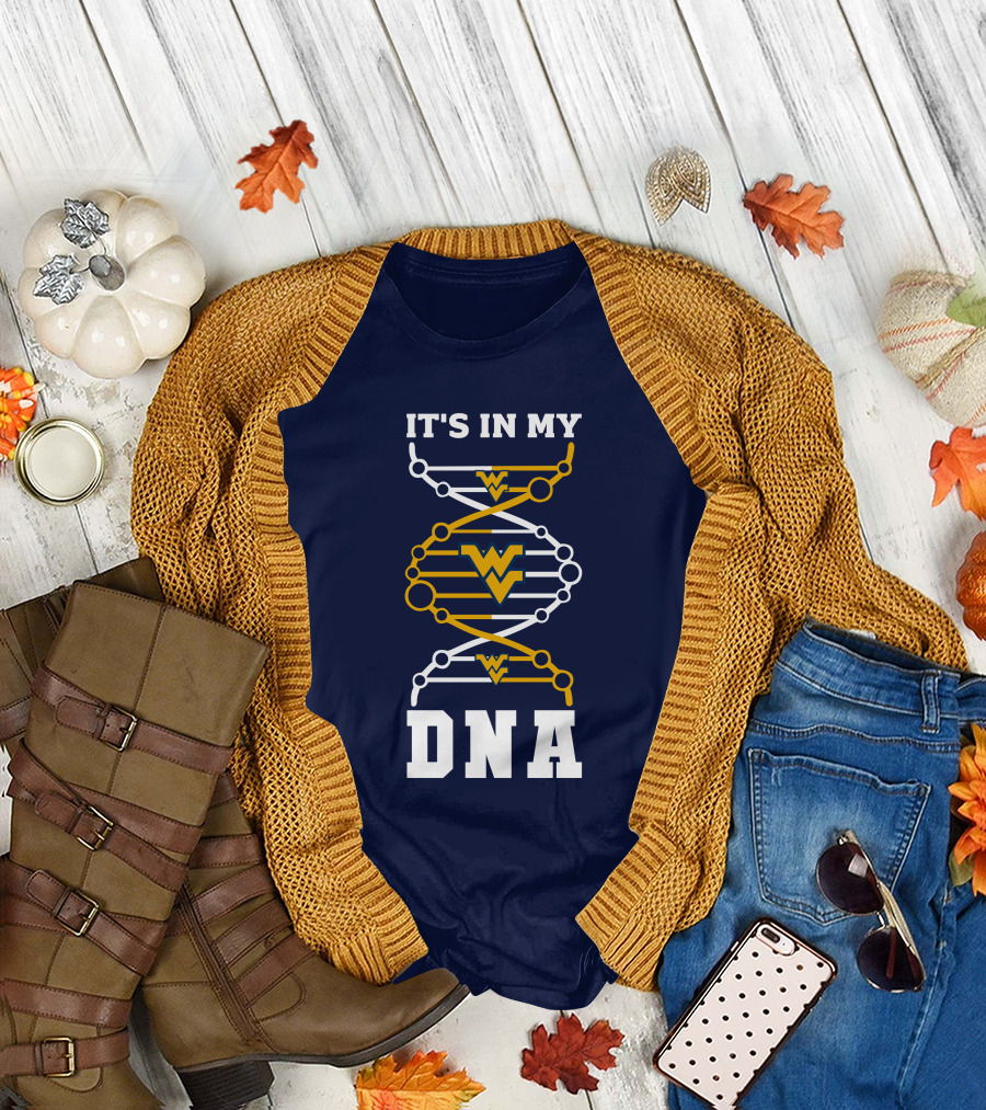 West Virginia Mountaineers It's in My DNA WVU T-Shirt