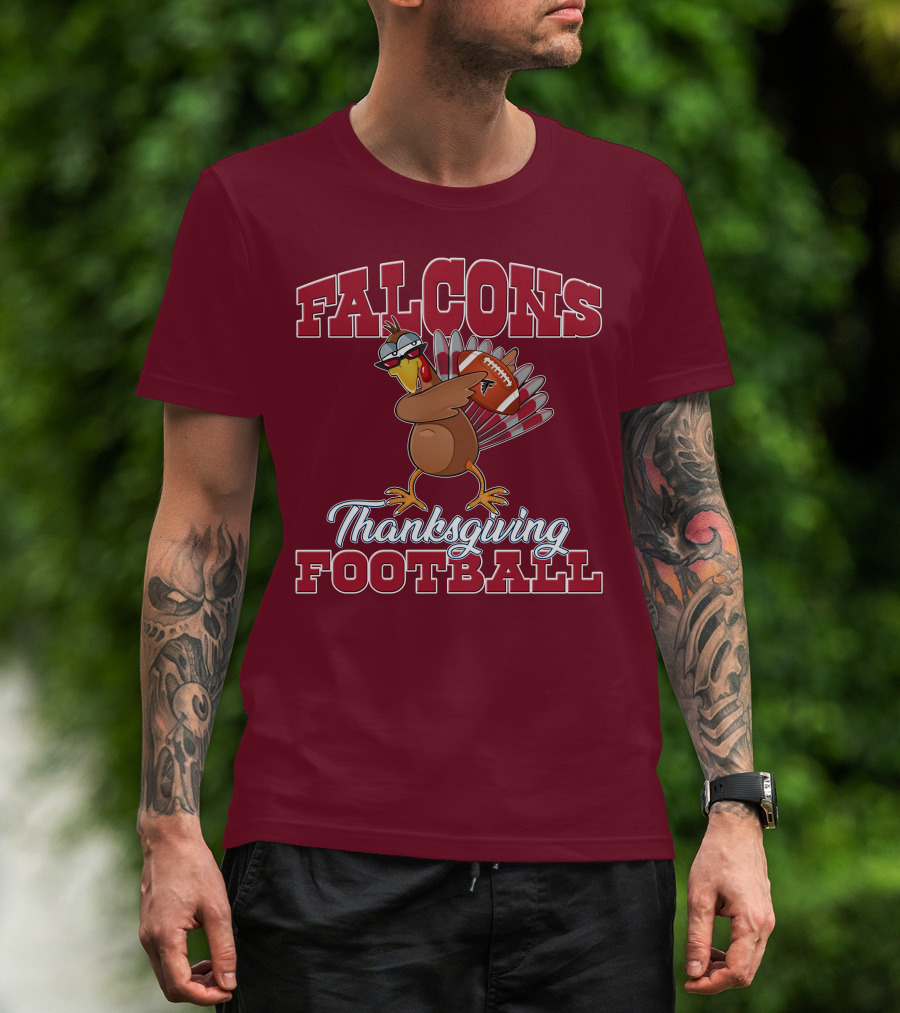 Falcons Thanksgiving Football T-Shirt