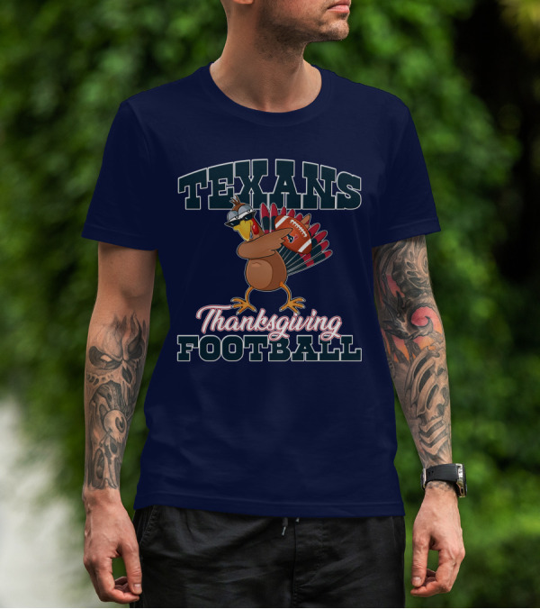 Texans Thanksgiving Football T-Shirt