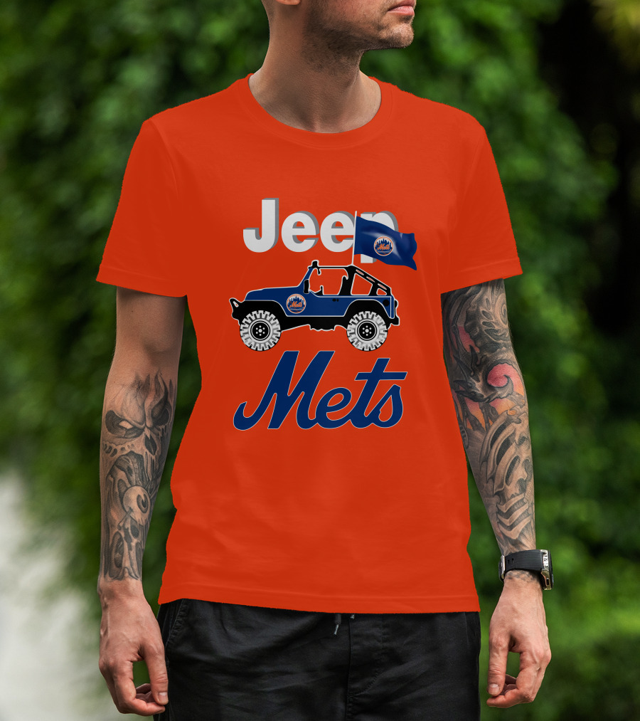 Jeep New York Mets Are Coming T-Shirt