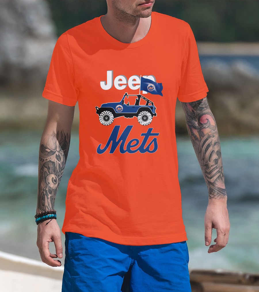 Jeep New York Mets Are Coming T-Shirt