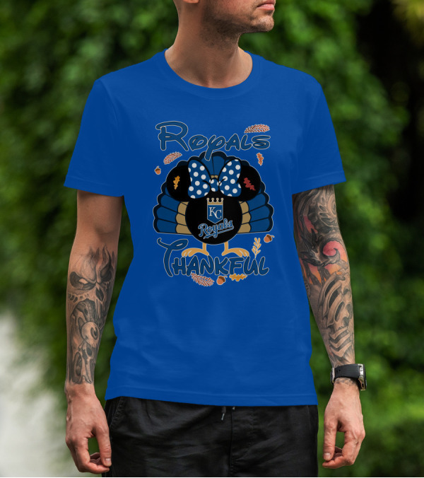 Royals KC Royals Thankful Thanksgiving T-Shirt