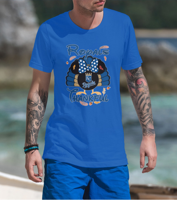 Royals KC Royals Thankful Thanksgiving T-Shirt