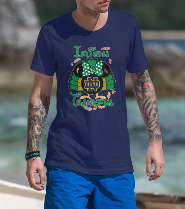 Irish Thankful ND Thanksgiving Minnie T-Shirt