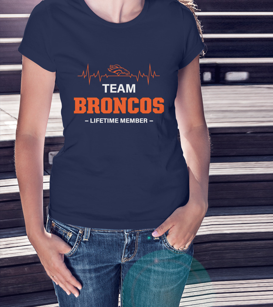 TEAM BRONCOS LIFETIME MEMBER T-Shirt
