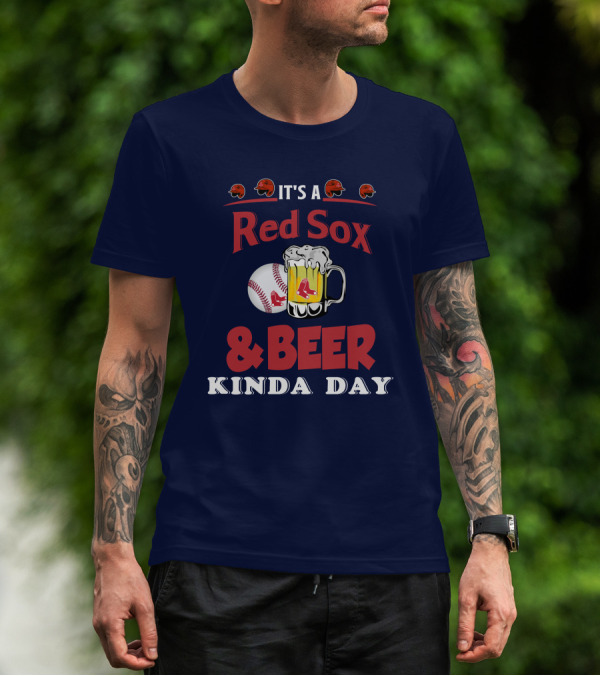 Boston Red Sox Beer Baseball Day T-Shirt